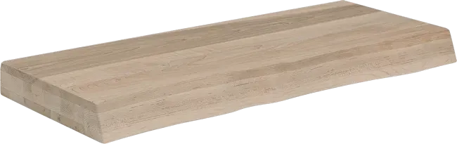 Unfinished Maple Floating Shelf
