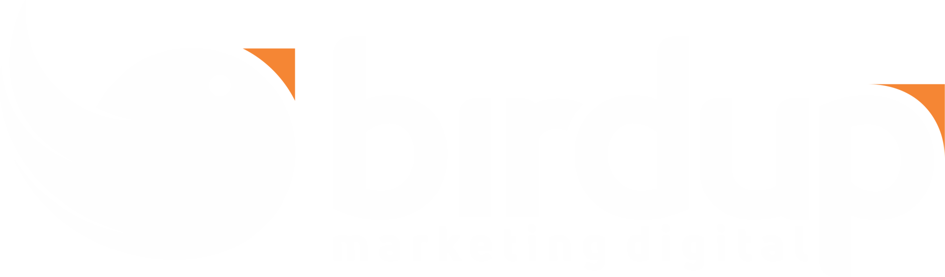 Duas bandeiras laranja estão voando ao vento em um fundo branco.