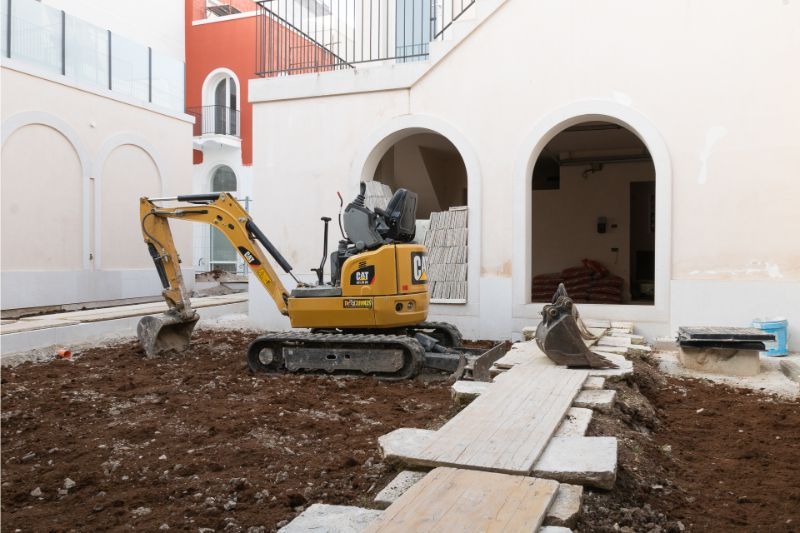 realizzazione giardino di una villa