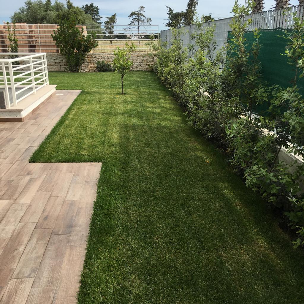 manutenzione di un giardino privato