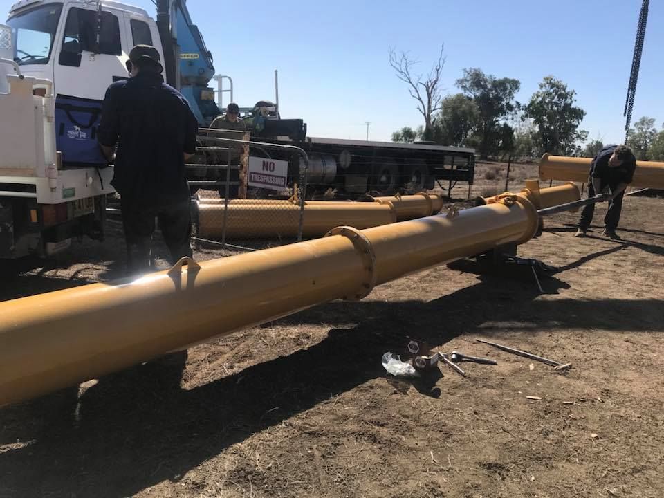 Yellow Water Pump Installation — Proton Engineering Pty Ltd In Tamworth, NSW