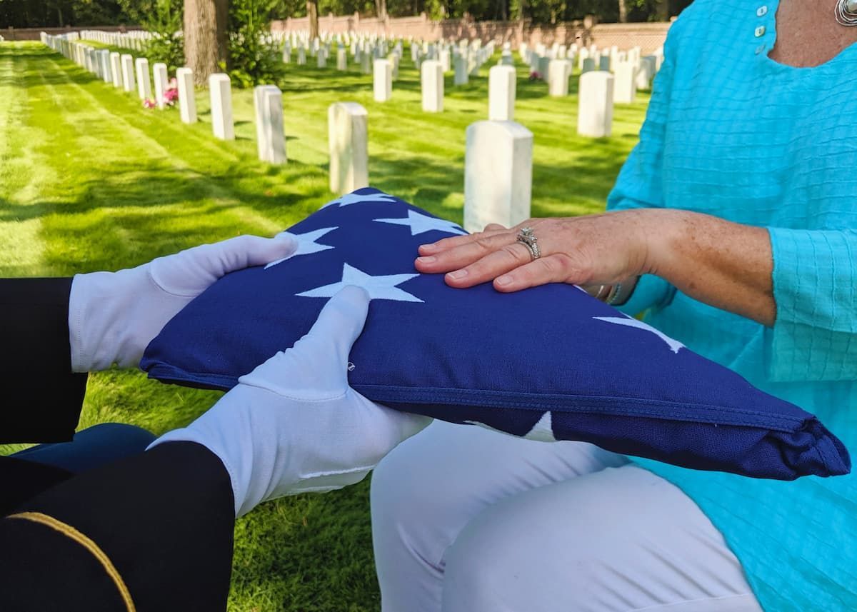 Veterans Burial Flags Langeland Family Funeral Homes Burial