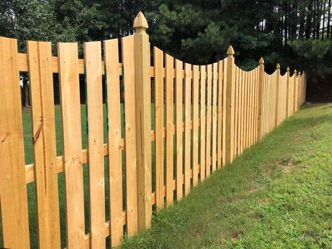 An image of  wood fence services in Marietta, GA