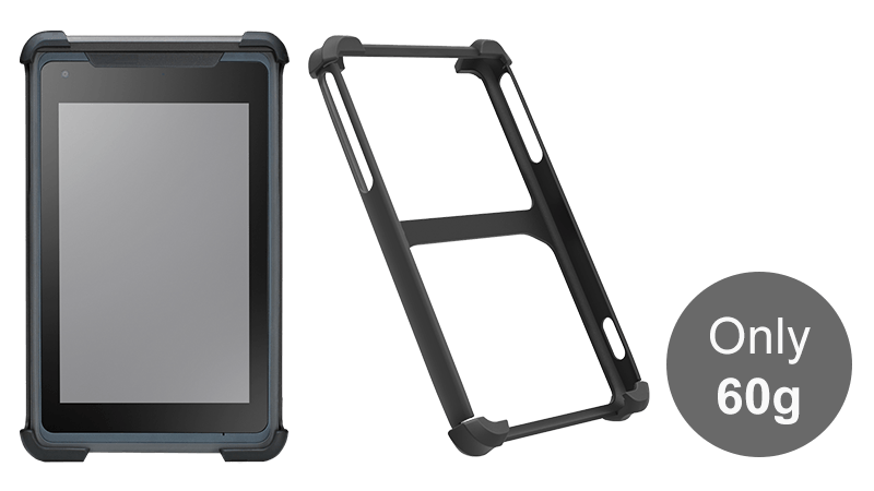Rugged case for industrial tablet
