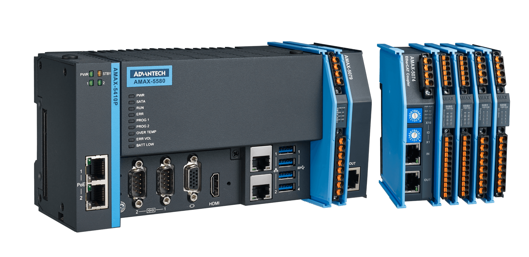 ETHERCAT контроллер. Корпус Advantech. Advantec модульная система. Контроллер IPC 620 - 30.