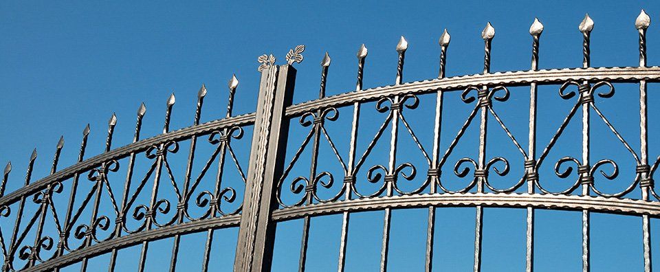 Decorative metal gates
