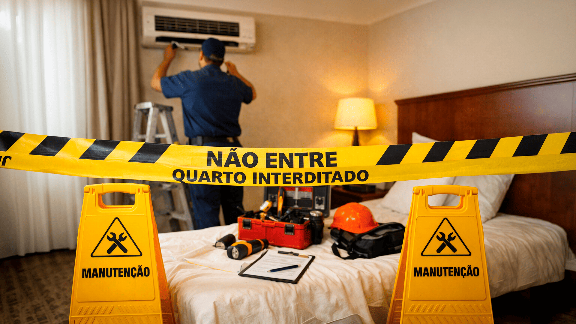 Manutenção de Hotel: custo de quarto interditado