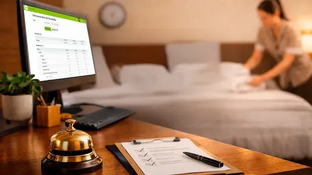 organização hoteleira