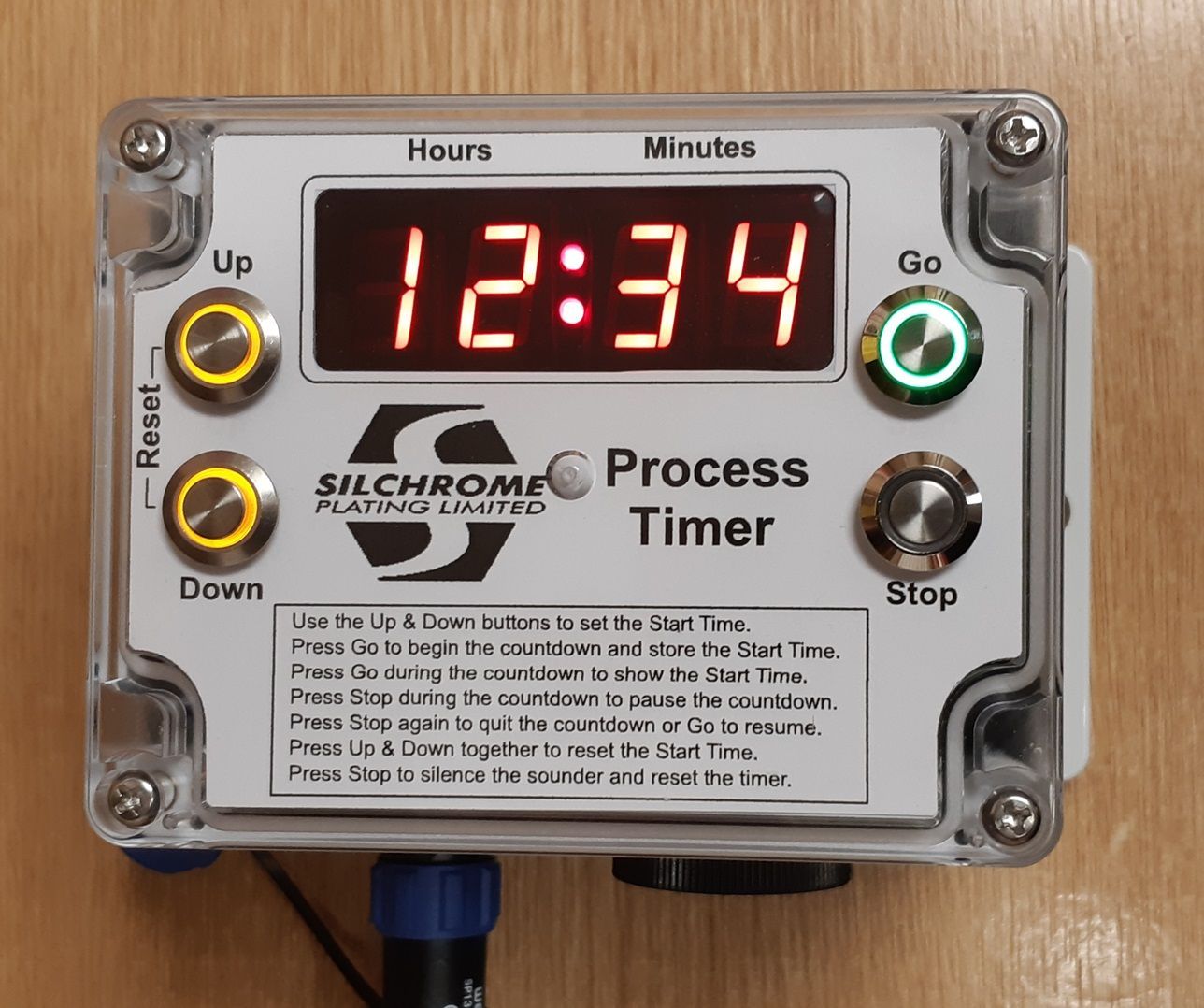 Digital Industrial Process Timer
