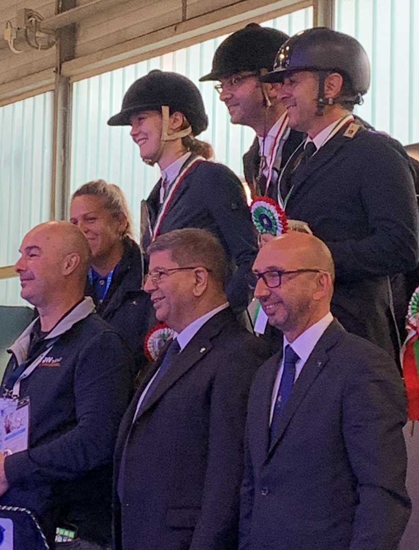 premiazione podio nazionale