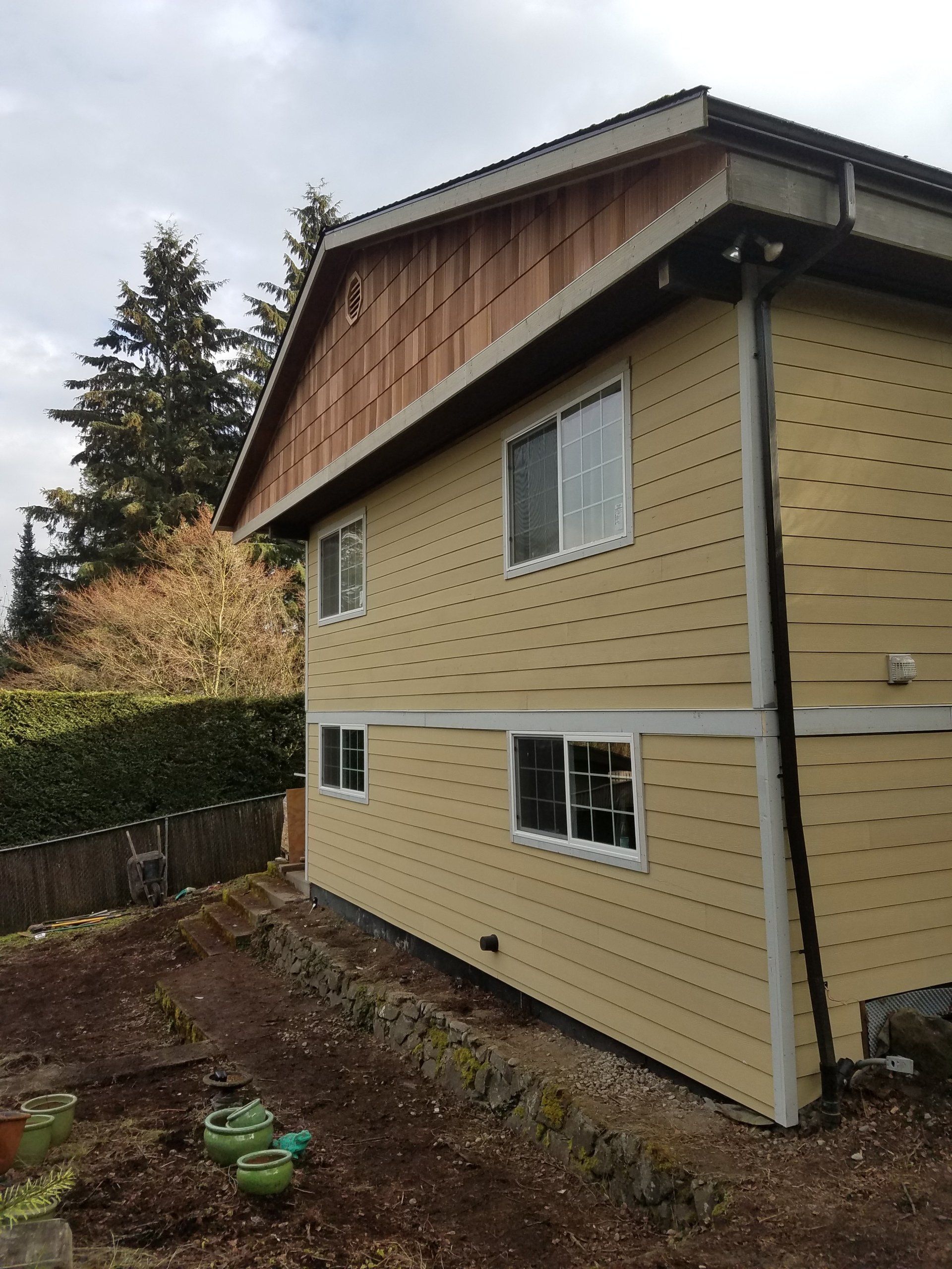 Siding and painting exterior remodeling