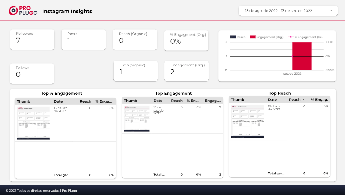 Pro Plugg connector - Instagram Insight for Data Studio