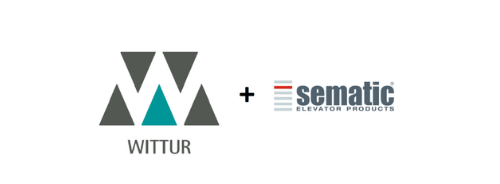 Un logo per wittur e sematic su uno sfondo bianco