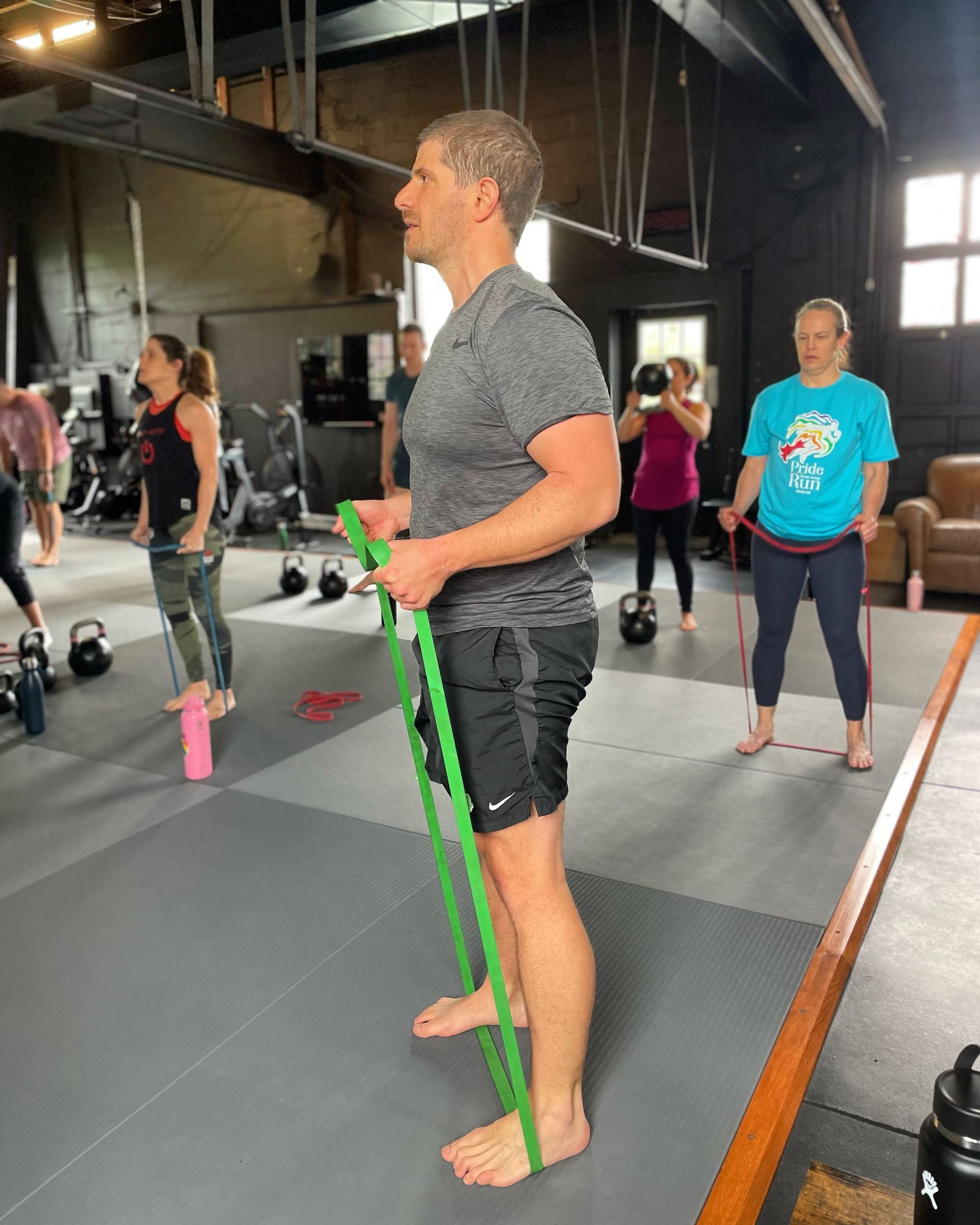 Group Fitness Classes at Soma MVMT in Maplewood, NJ as members train together to build strength.