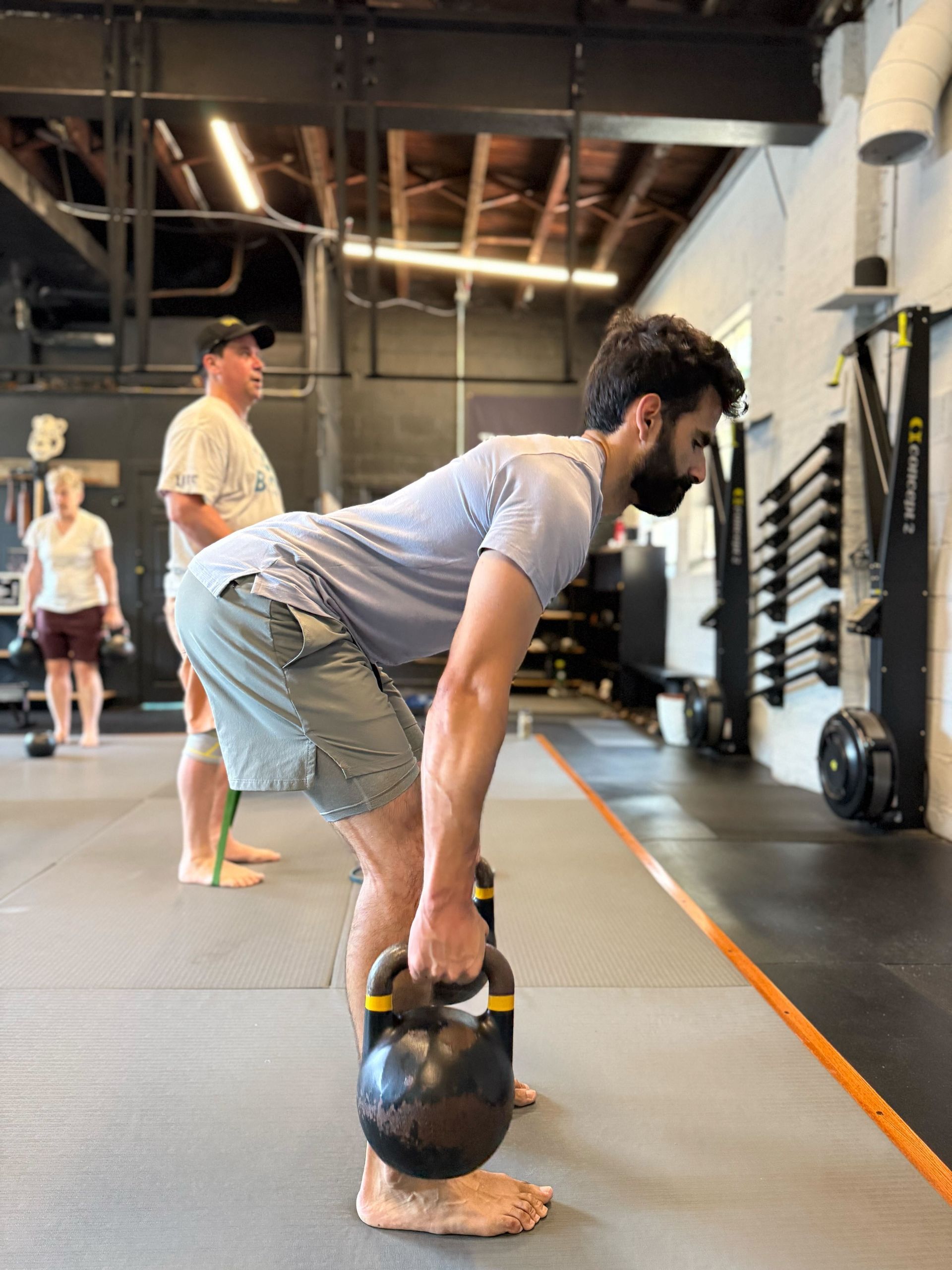 Group training during lunch at Soma MVMT in Maplewood, NJ, boosting energy and focus for the workday