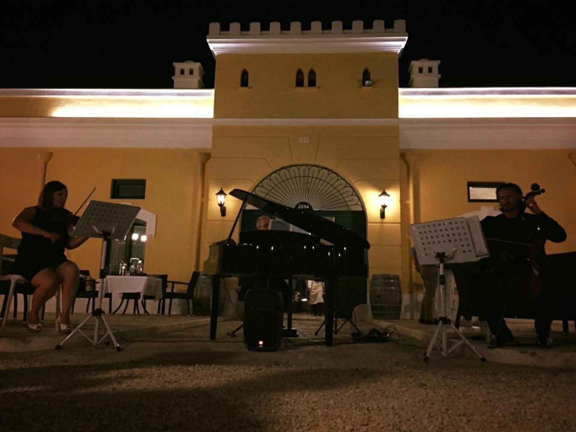 outdoor piano concert