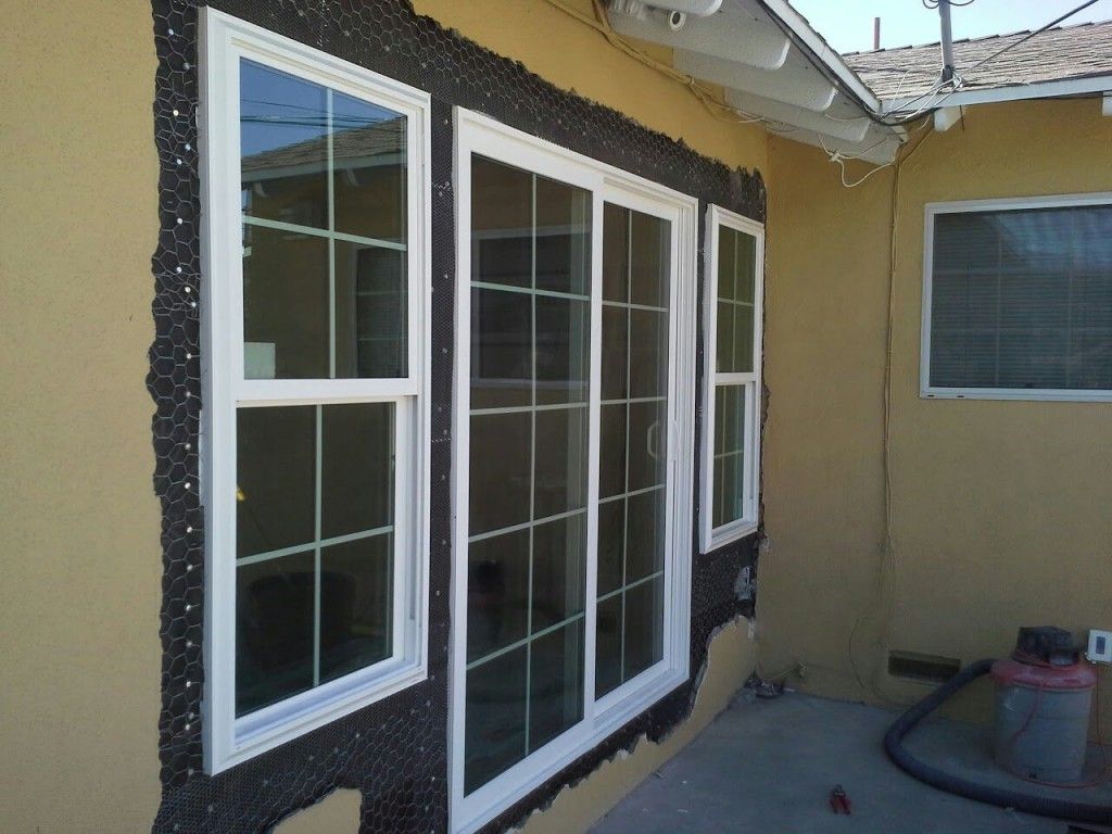 A house with a lot of windows on it