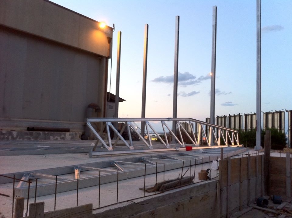 parte di una struttura industriale