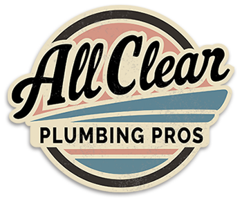 The logo for all time plumbing and drains shows an eagle holding a wrench and giving a thumbs up.