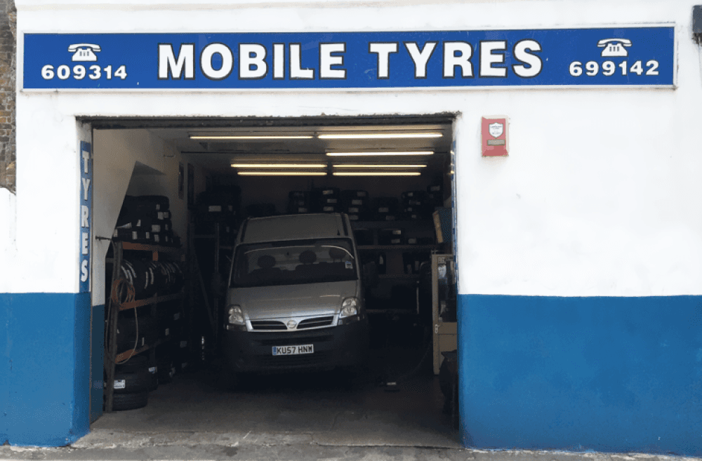 Mobile Tyres garage