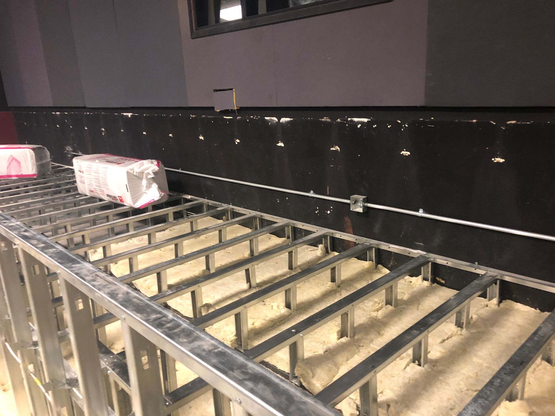cinema insulation install