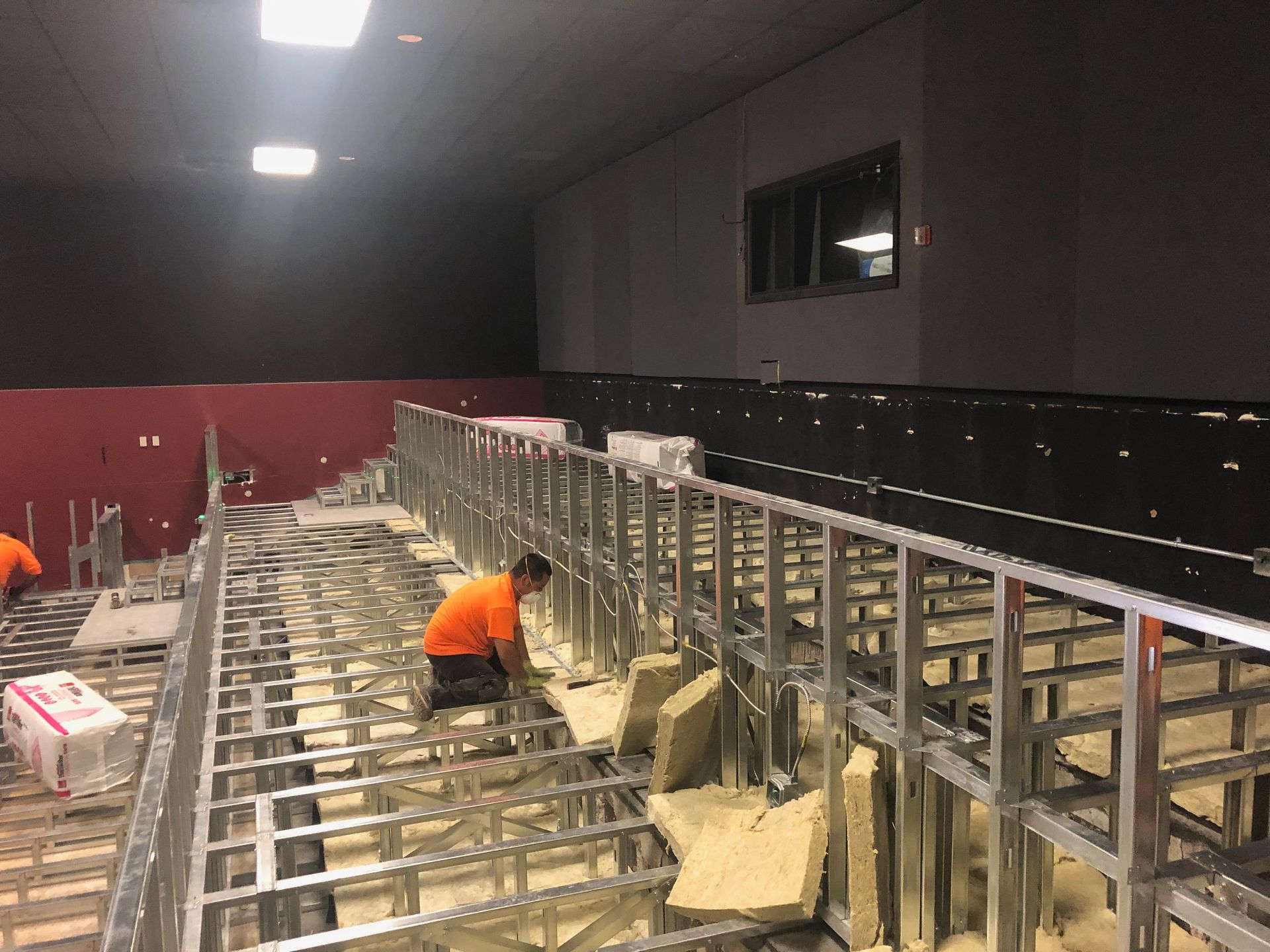 cinema insulation install