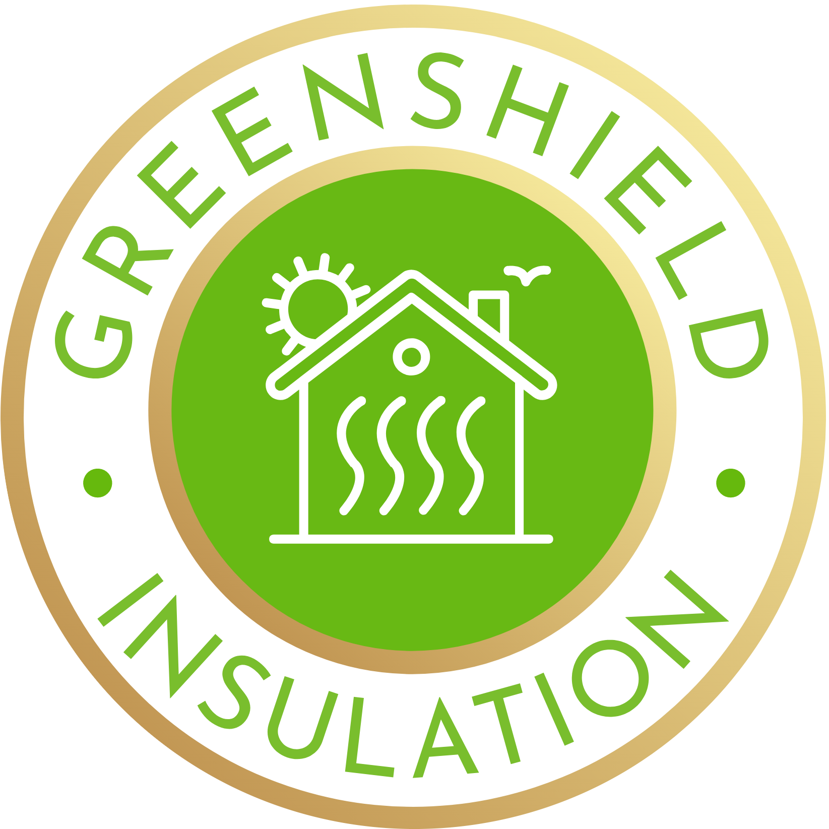 Greenshield white  logo