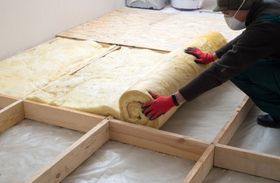 rolling up insulation