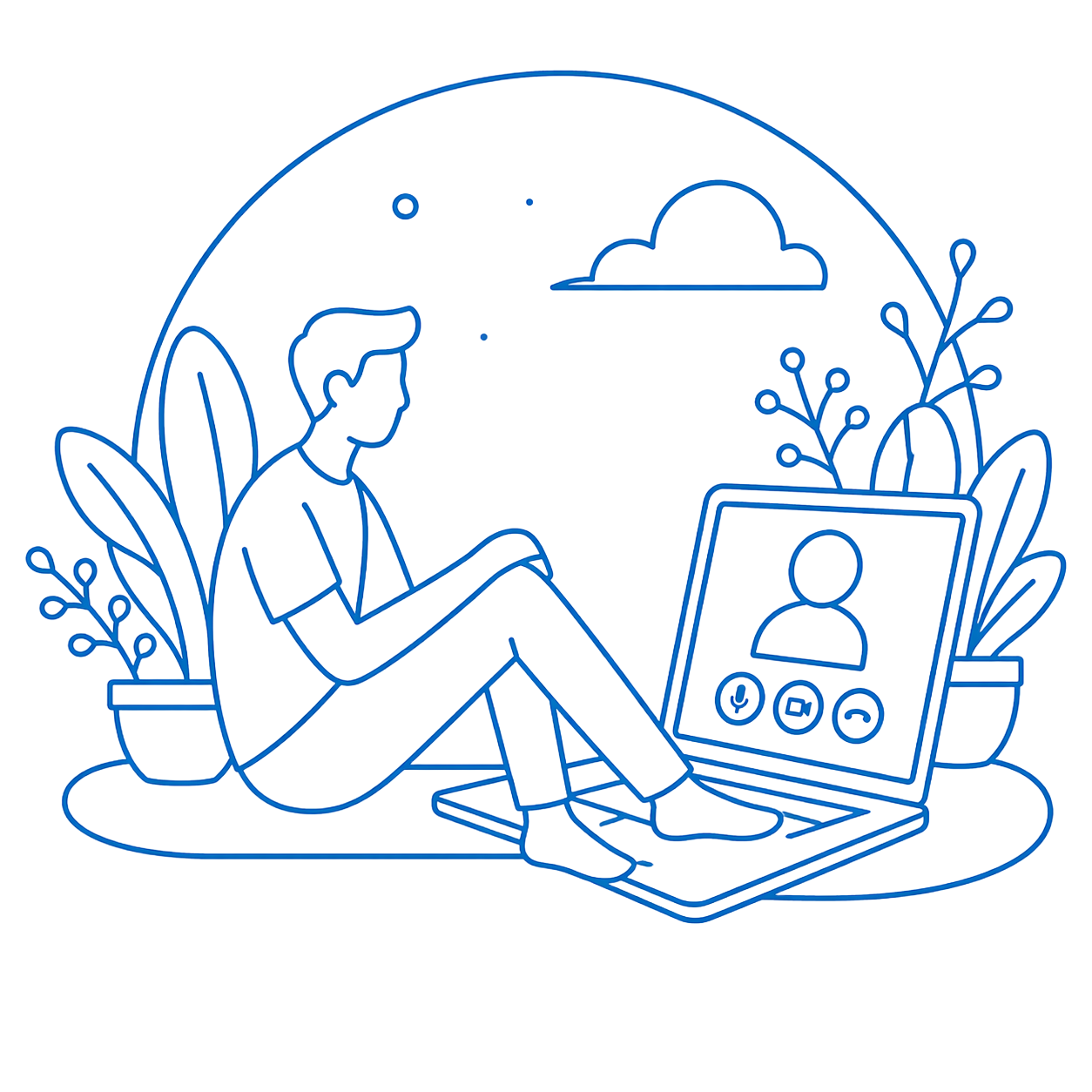 Sessões de terapia online