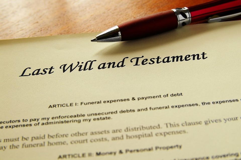 Last Will And Testament Paper And Pen — Tampa, FL — Donald B. Linsky & Associates PA