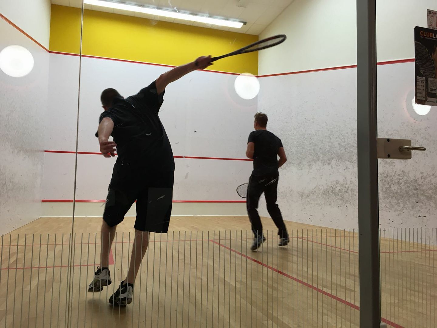 Squash bij Fitline