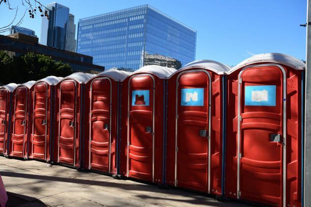 Clean and well-maintained portable toilet unit provided by a trusted portable toilet supplier for outdoor events | Worcester, MA | Pleasant View Potties