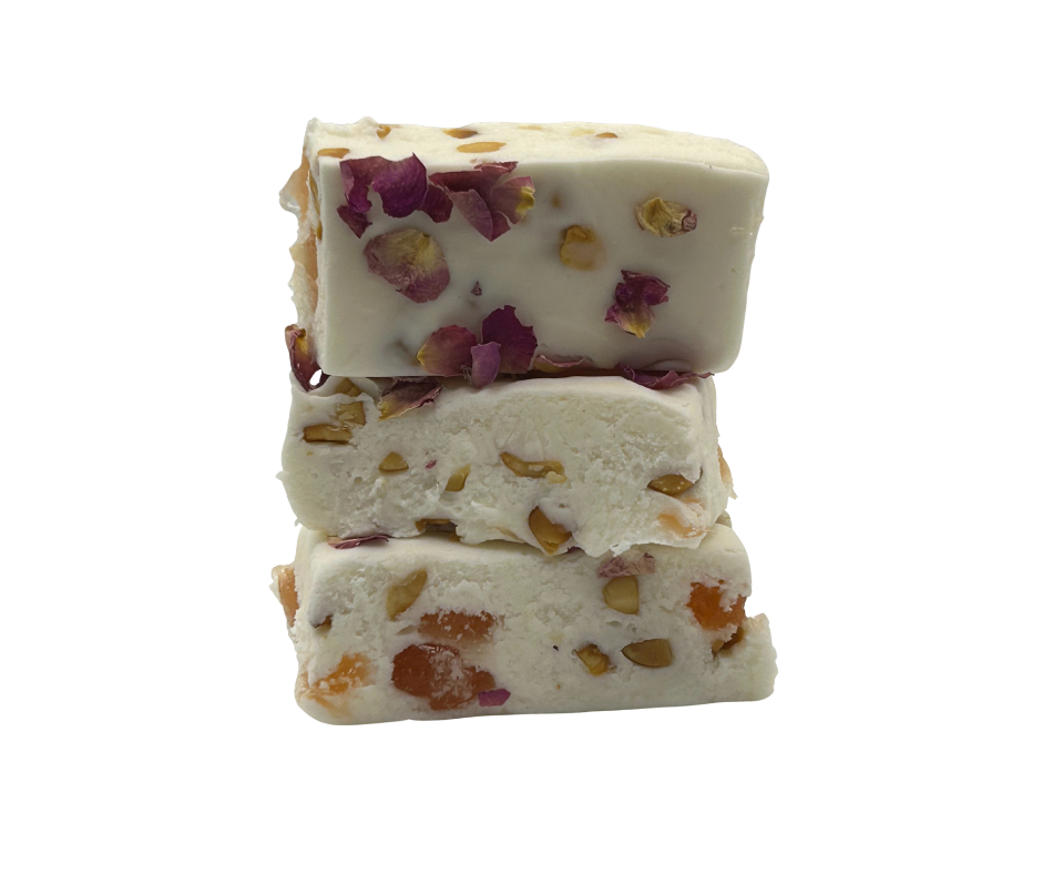 Rose & Macadamia Nougat