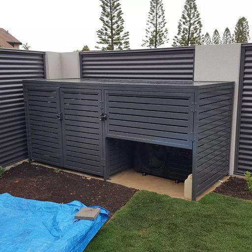 Installing Metal Storage - Aldinga Beach, SA - Ellul Fabrications