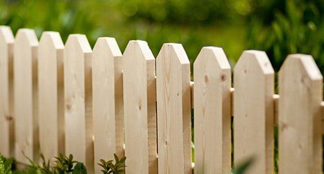 wooden fencing