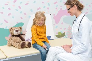 Doctor and a Little Girl – Chester, SC – Mante Pediatrics