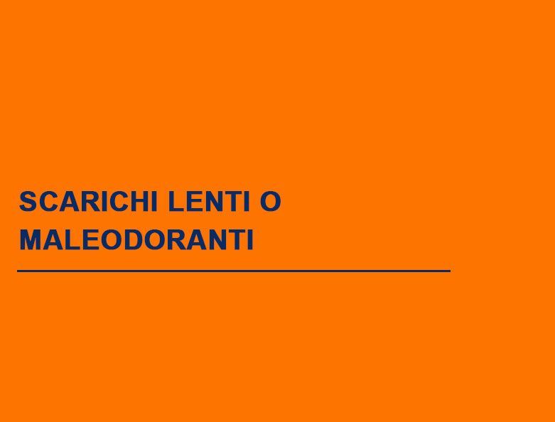 Lavandino lento o cattivo odore dallo scarico sono segnali che devi chiamare un autospurgo.