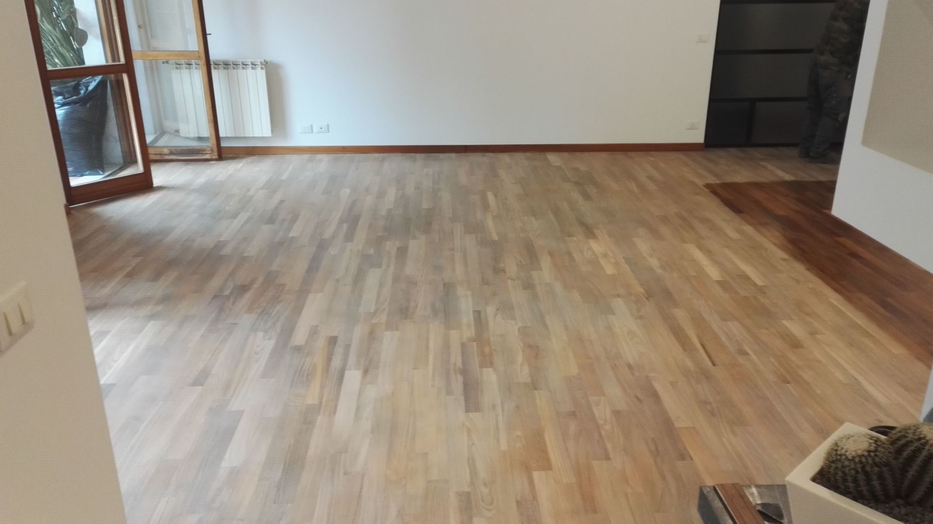 Parquet in legno chiaro