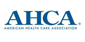 AHCA logo: Blue text