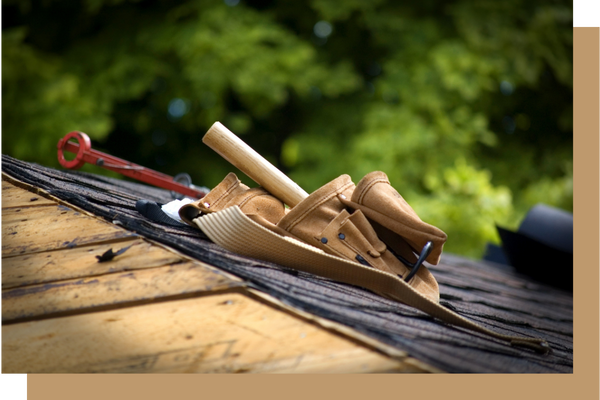 tools on roof