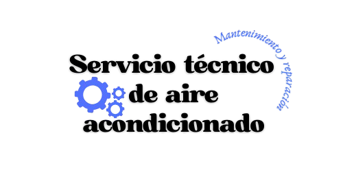 Un logotipo para servicio técnico profesional con un engranaje en el medio.