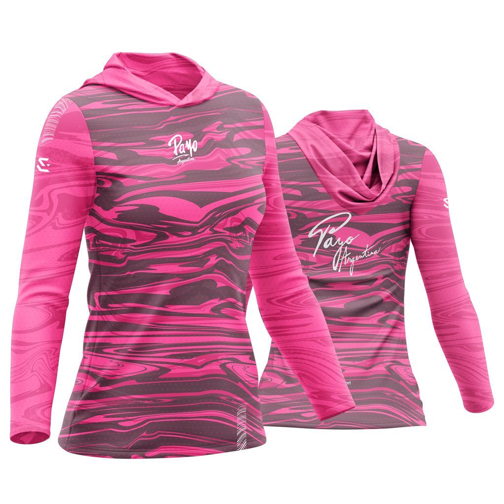 REMERA LADY SALMON-PINK-BLACK