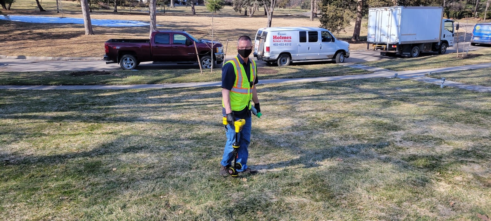 Looking for the Sewer Lines - Lincoln, NE - Brian's Holmes Sewer and Drain