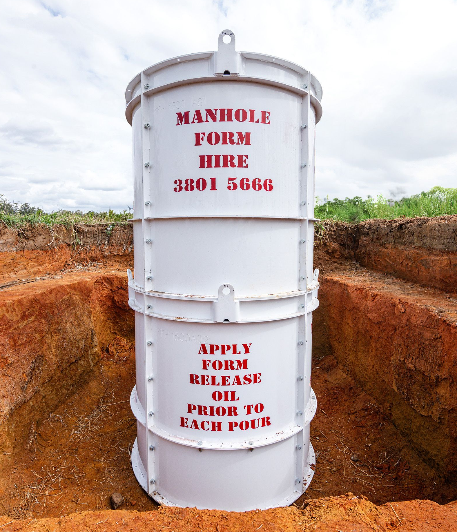 Manhole Form Hire outer drum