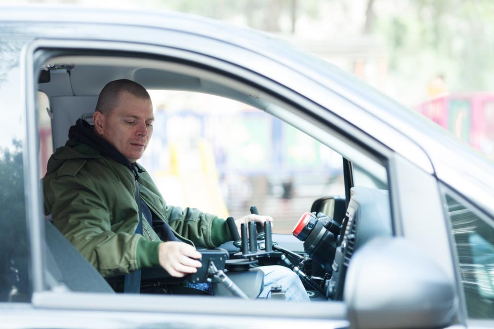 Car With Steering Wheel For Disabled Drivers — Driving Aid Assessments in Kilgra, NSW