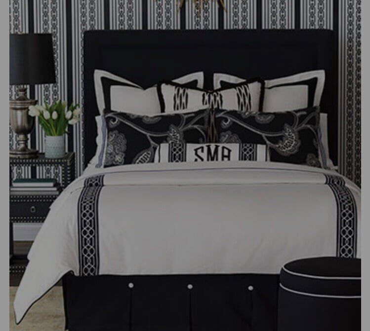 Black and White Bed sheets