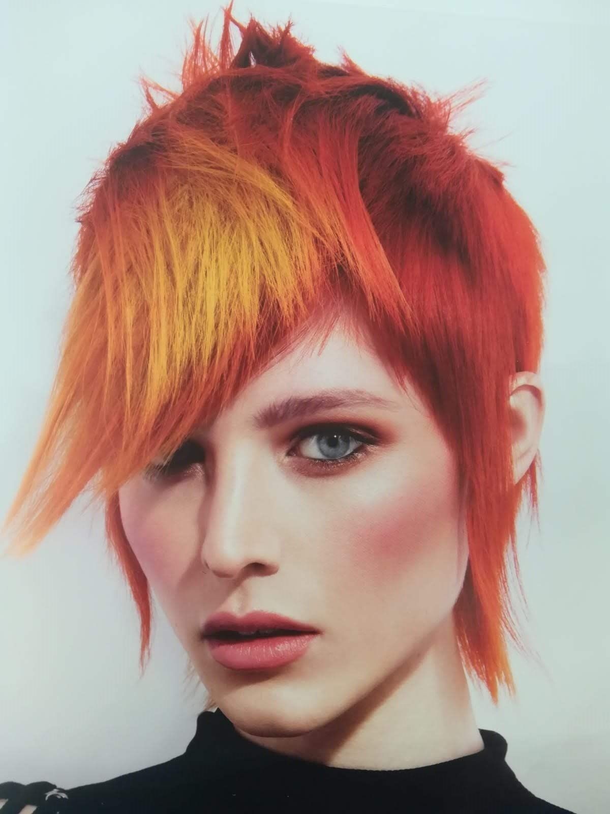 Taglio corto arancione