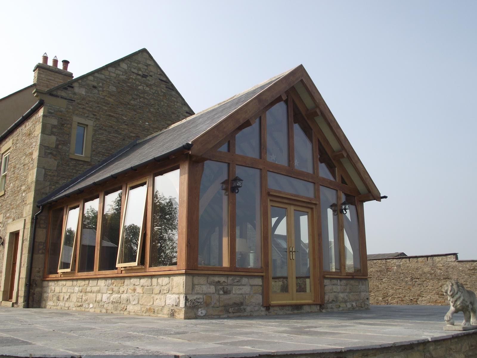 A large building with a lot of windows and doors