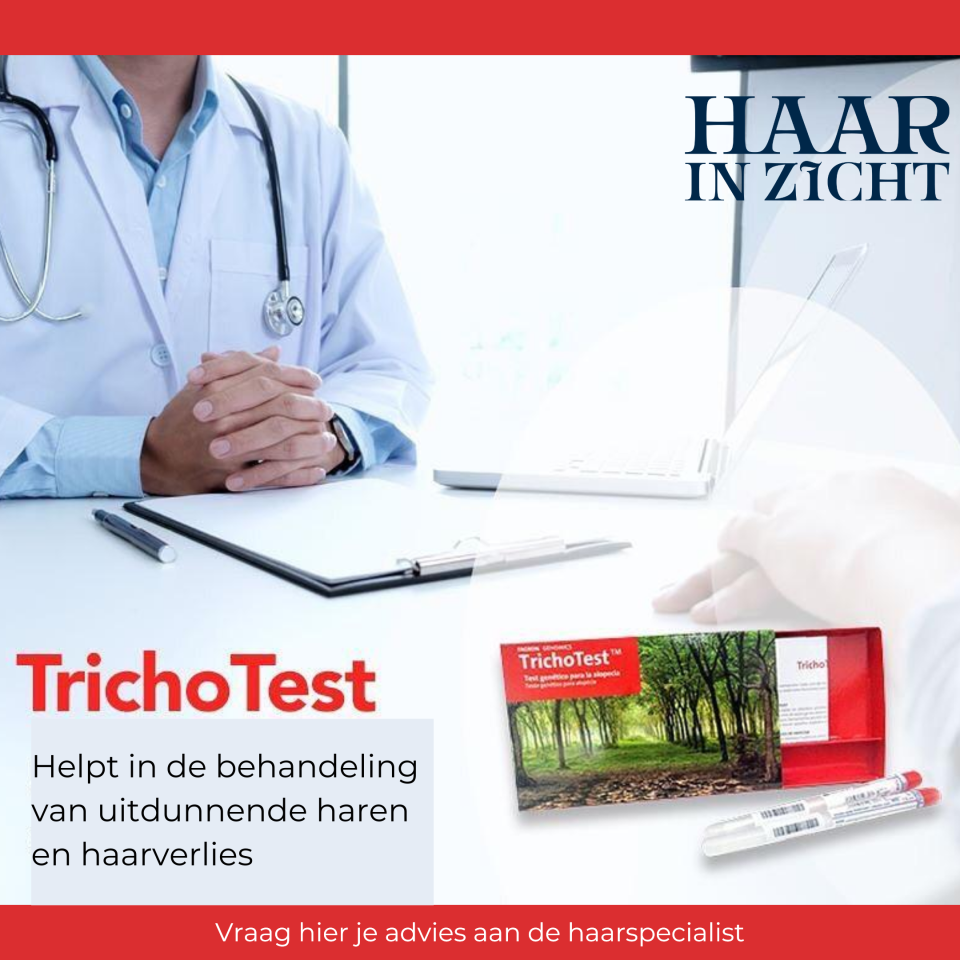 De Fagron TrichoTest bij haarkliniek Haar in zicht in Tessenderlo