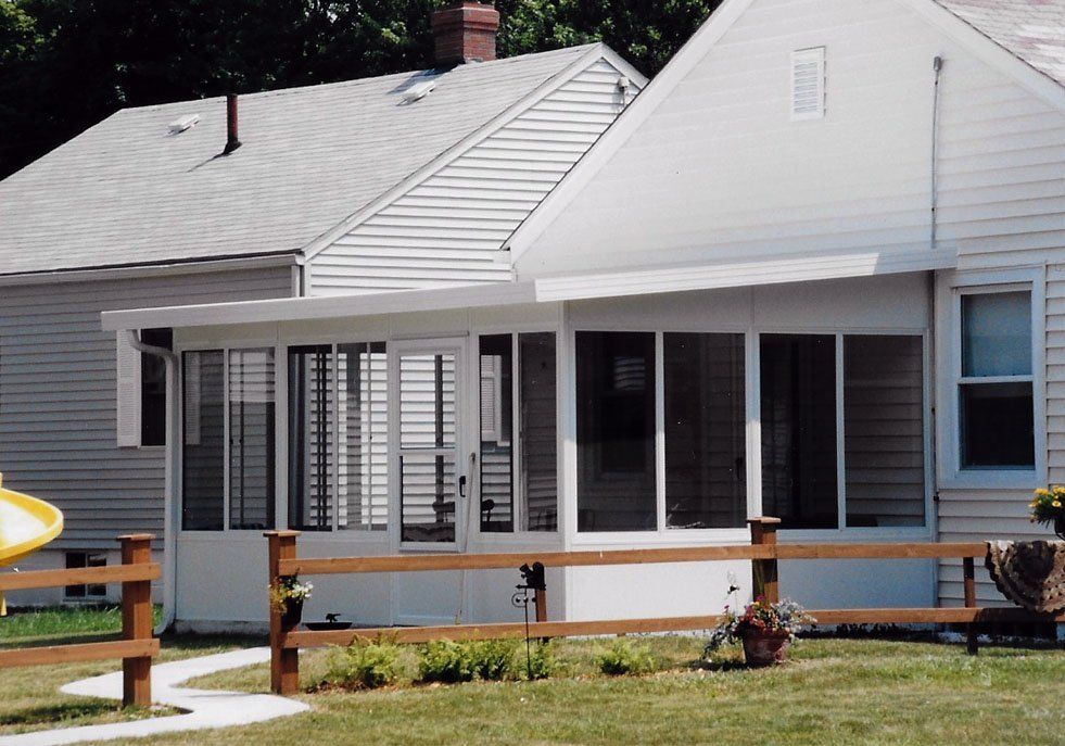 Steel Roofed Extension — Akron, OH — Summit Awning